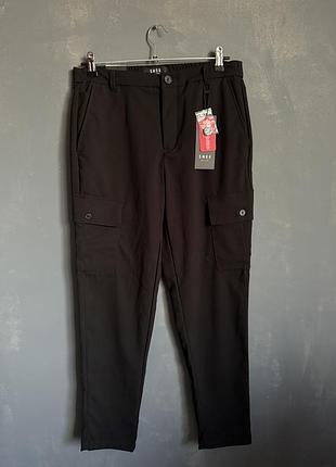 Нові чорні брюки карго кежуал