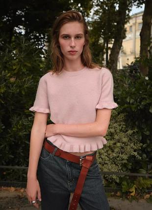 Рожевий топ жіночий zara new