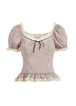 Блуза романтик лоліта аніме вікторіанська ретро-шик