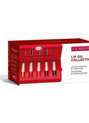 Набір clarins lip comfort oil collection