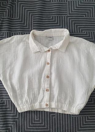 Блуза, топ белый