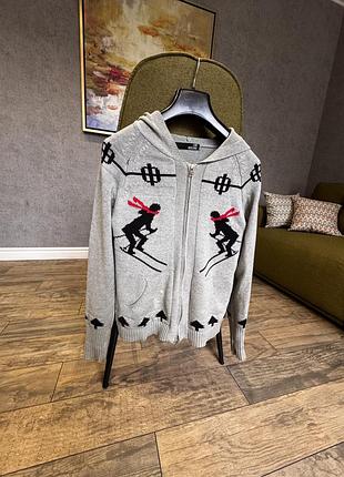Свитер с капюшоном love moschino (100% original)