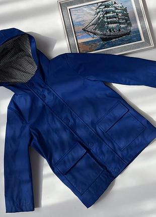 Синій дощовик на хлопчика 3-4 роки