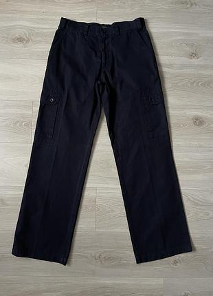Штани брюки sergio tacchini темно сині карго оригінал