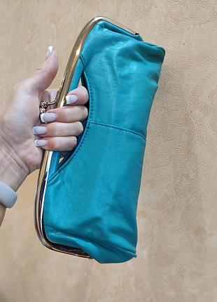 Клатч бірюзового кольору
