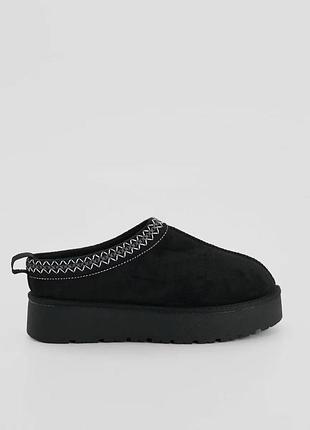 Комфортні зимові тапочки-уггі на платформі, 36–41
