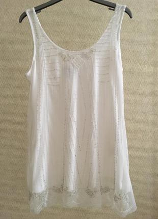 Майка розшита бісером h&m