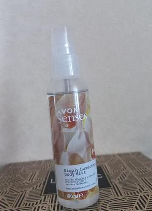 Спрей для тела "персик и ваниль"