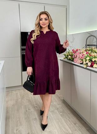 Сукня вельветова 3