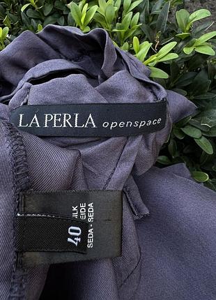 Шелк100%, блуза,футболка,кофточка з жабо,люкс бренд,оригінал,la perla, 2