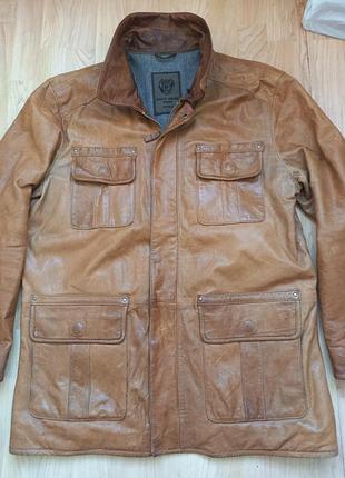 Куртка кожаная мужская pierre cardin