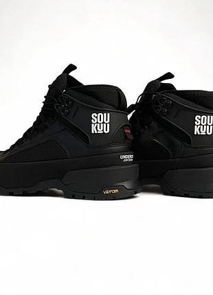The north face x undercover soukuu glenclyffe hiking shoes black