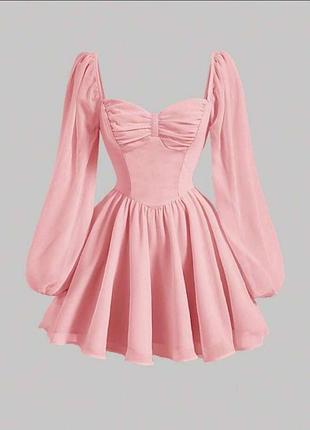 Сукня рожева святкова