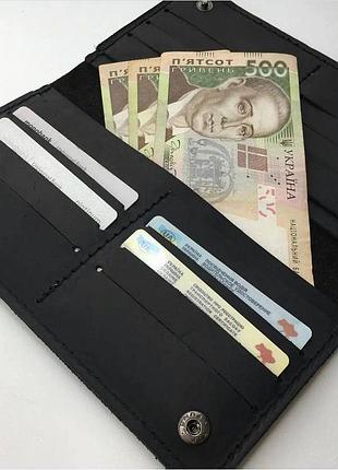 Портмоне гаманець з натуральної шкіри шкіряний crazy horse