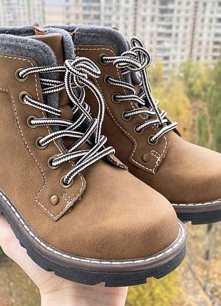 Нові демісезонні черевики h&m, сині 27р, коричневі 29, 30р.