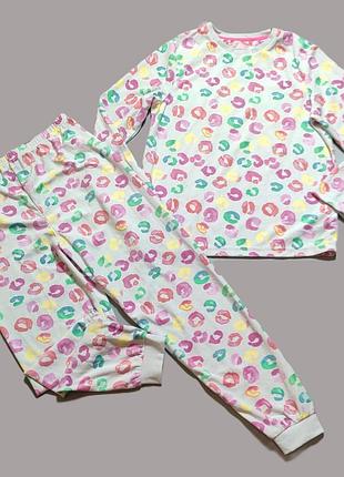 Пижама тонкий велюр 8-9 лет primark