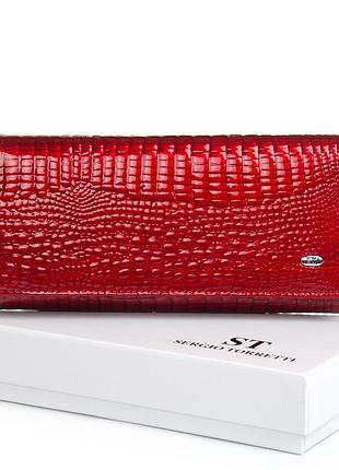 Жіночий полегшений шкіряний гаманець sergio torretti