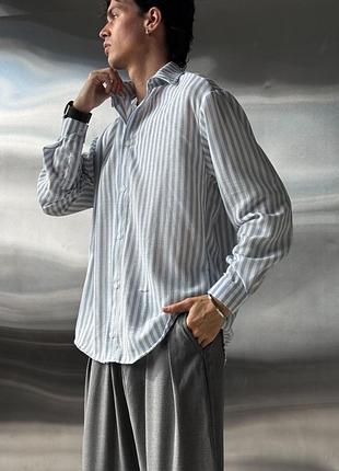 Чоловіча сорочка у смужку