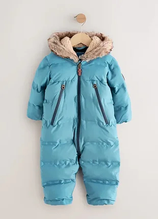 Теплый зимний комбинезон для мальчика next