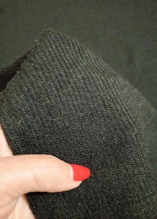 Женский базовый черный свитер-платье-туника оверсайз