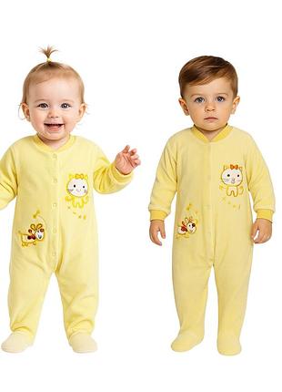 Чоловічок велюровий для дівчинки 74-80см