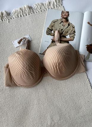 42dd/95e бюстгальтер на мʼякому поролоні з сітчастою спинкою m&s