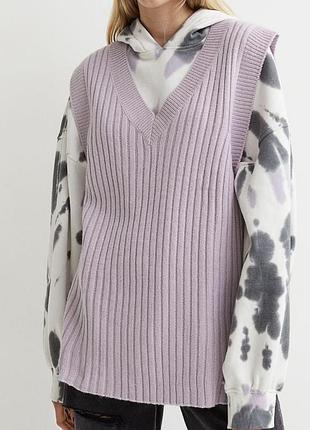 Жилет бузькового кольору h&m