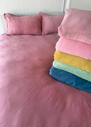 Постіль плюш євро