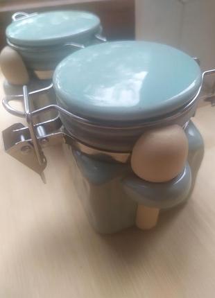 Баночки для специй керамика 2 шт