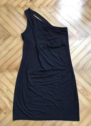 & other stories-трикотажне плаття на одне плече! р.-38