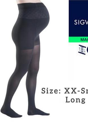 Компресійні колготи для вагітних sigvaris magic, кл.2, р. xxs long
