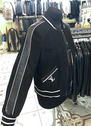 Замшевий бомбер,ексклюзив!якість преміум!