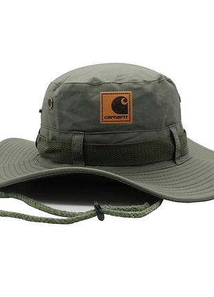 Панама carhartt зеленого армейского цвета на объем головы 56-58 см