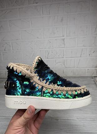 Женские модные сникерсы summer eskimo sneaker sequins