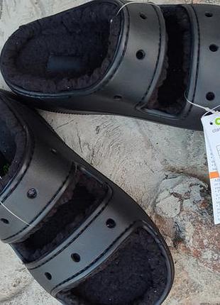 Утеплені crocs classic cozzy 'sandal