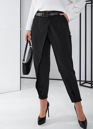 Брюки с имитацией запаха