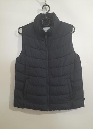 Gap оригинал синяя женская жилетка безрукавка s