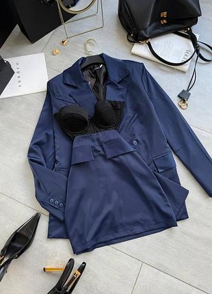 Костюм 2-ка (пиджак с подкладом и юбка)