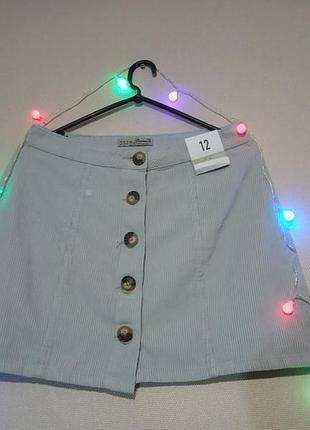 Вельветовая юбка denim co с этикеткой