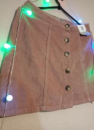 Вельветовая юбка denim co с этикеткой