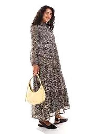 Платье сетка макси 44-46р