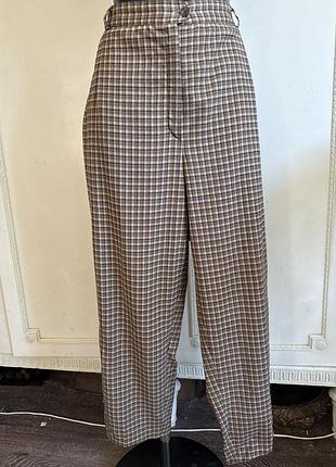 Брюки вовна висока талія