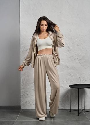 Костюм велюровый оверсайз