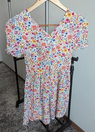 Сарафан цветы 13р вискоза