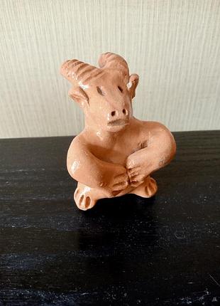Свечулька глина козлик