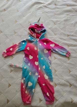 Пижама кенгуруми на 3 -4 года 98/104 см