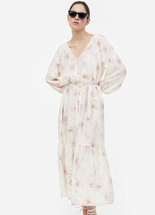 Максі сукня в квітковий принт