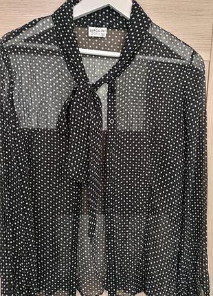 Прозрачная женская блуза 46/48 размер итальялия.