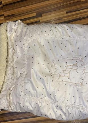 Зимовий конвертик на овчині