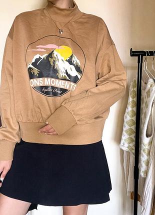 Бежевий світшот